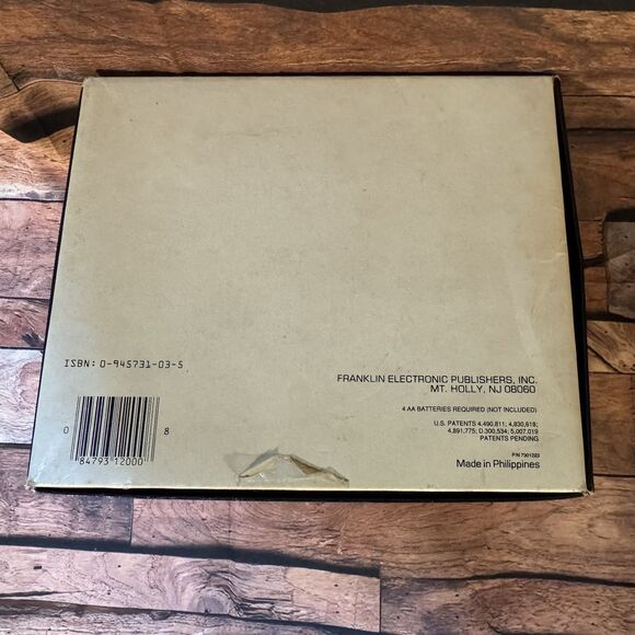 1987 Franklin Computer Language Master Dictionary Thesaurus LM2000 B Vintage - Picture 2 of 15